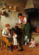 unknow artist A Helping Hand 1884 Sweden oil painting artist